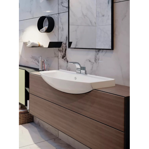 Раковина мебельная Sanita Luxe Best 65 BST65SLWB01 белая